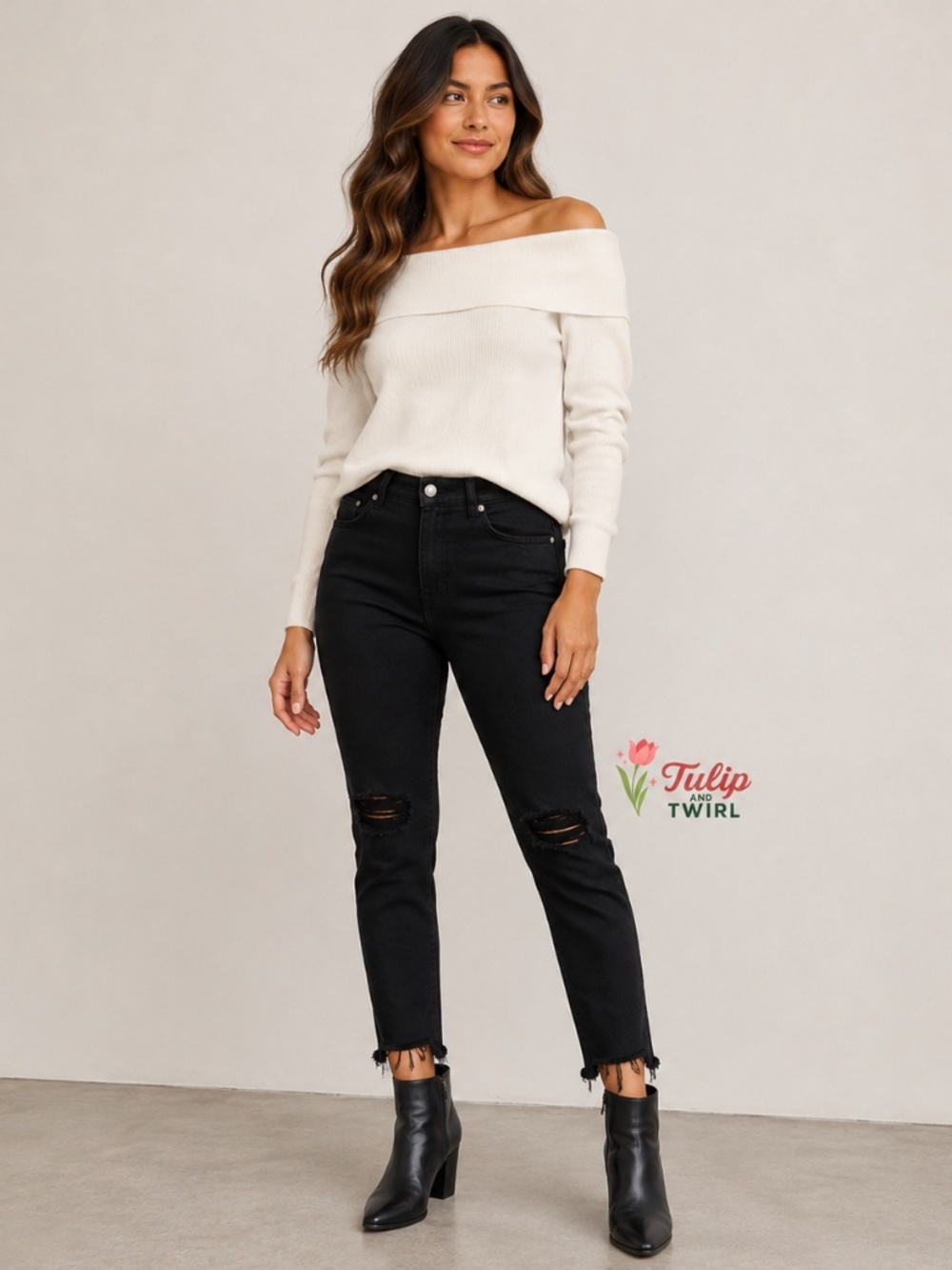 PAIGE Verdugo Crop Black Distressed Skinny Jeans Size 29 Raw Hem Stretch Denim